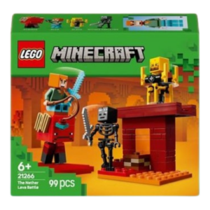 לגו - קרב בנת'ר הלבה - LEGO MINECRAFT
