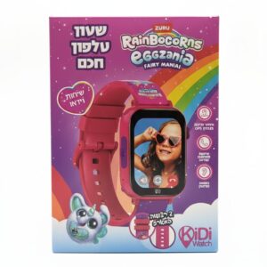 שעון טלפון חכם לילדים Kidi Watch ורוד – GPS, שיחות וידאו ושליטה מרחוק