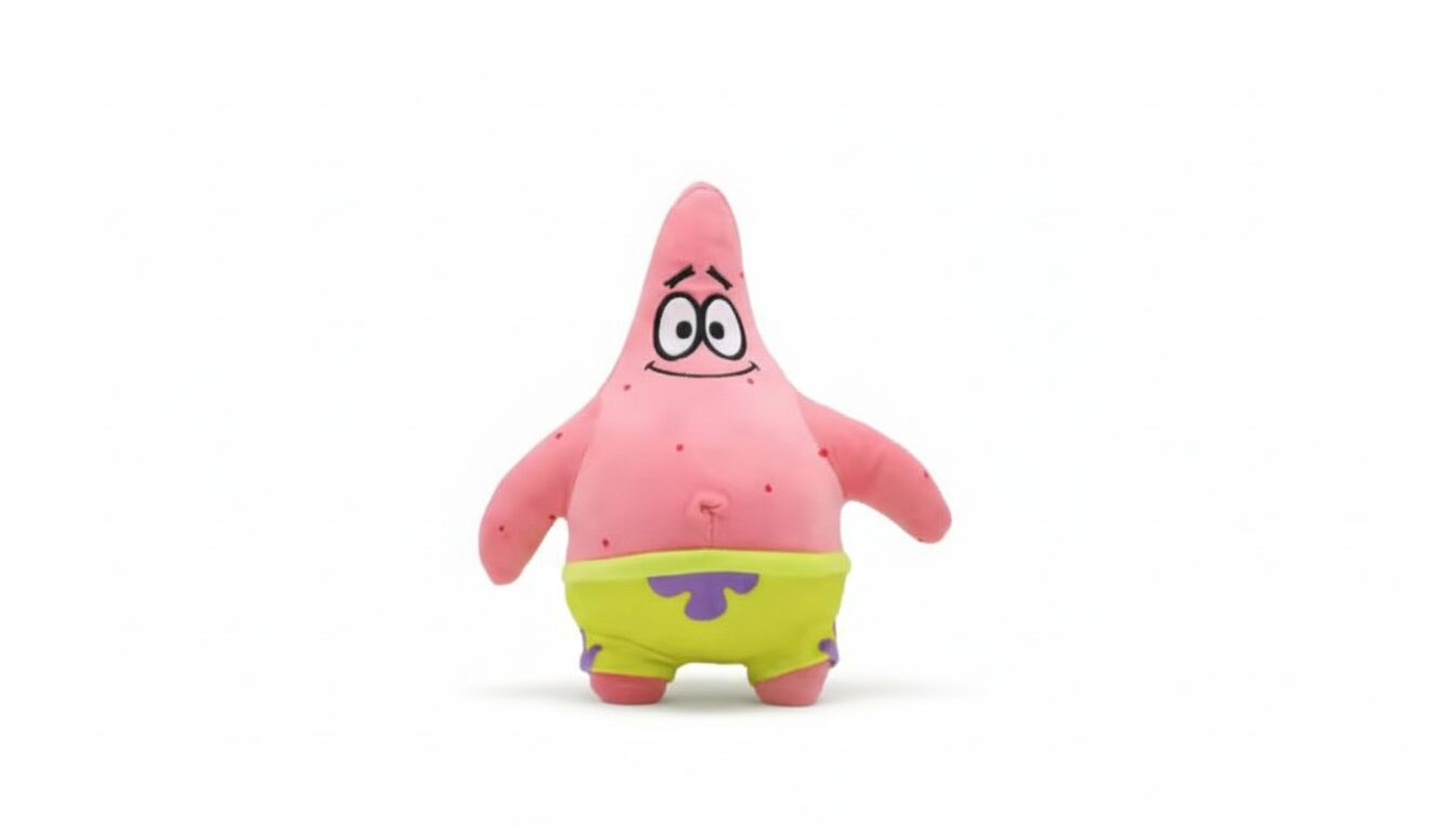 בוב ספוג – בובה רכה פטריק 30 ס״מ